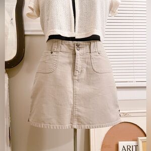Vintage Y2K Tan Mini Skirt